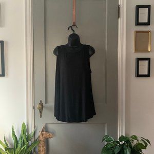 Old Navy Luxe Swing Tank Black